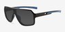Geo Black Eco-friendlySunglass Frames from EyeBuyDirect, Angle View