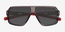 Geo Clear Gray PlasticSunglass Frames from EyeBuyDirect, Closed View
