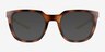 Force Brown Tortoise PlasticSunglass Frames from EyeBuyDirect, Front View