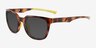 Force Brown Tortoise PlasticSunglass Frames from EyeBuyDirect, Angle View