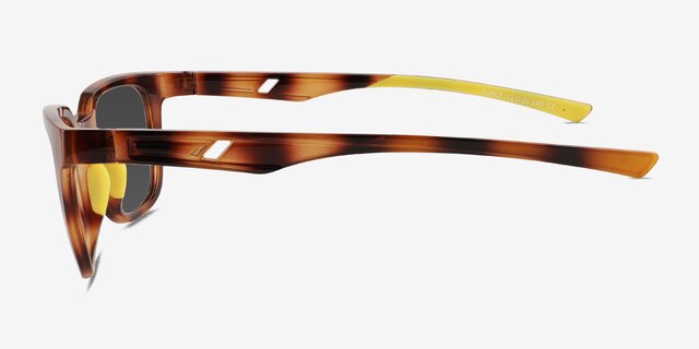 Force Brown Tortoise PlasticSunglass Frames from EyeBuyDirect, Side View