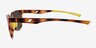Force Brown Tortoise PlasticSunglass Frames from EyeBuyDirect, Side View