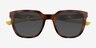 Force Brown Tortoise PlasticSunglass Frames from EyeBuyDirect, Closed View