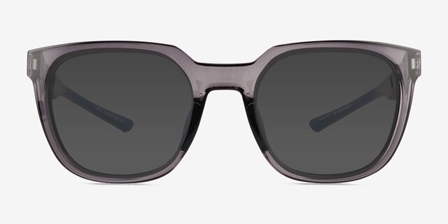 Force Clear Gray PlasticSunglass Frames from EyeBuyDirect, Front View