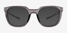 Force Clear Gray PlasticSunglass Frames from EyeBuyDirect, Front View