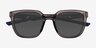 Force Clear Gray PlasticSunglass Frames from EyeBuyDirect, Closed View