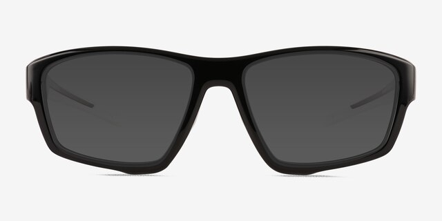 Optic Black Eco-friendlySunglass Frames from EyeBuyDirect, Front View