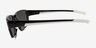 Optic Black Eco-friendlySunglass Frames from EyeBuyDirect, Side View