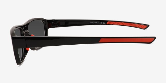 Joule Black Eco-friendlySunglass Frames from EyeBuyDirect, Side View