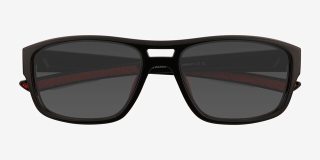 Joule Black Eco-friendlySunglass Frames from EyeBuyDirect, Closed View