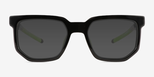 Pillar Black Eco-friendlySunglass Frames from EyeBuyDirect, Front View