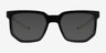 Pillar Black Eco-friendlySunglass Frames from EyeBuyDirect, Front View