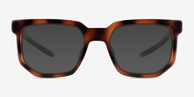 Pillar Tortoise PlasticSunglass Frames from EyeBuyDirect, Front View