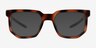 Pillar Tortoise PlasticSunglass Frames from EyeBuyDirect, Front View