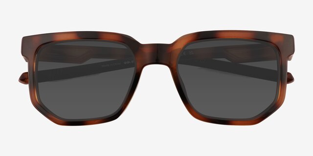 Pillar Tortoise PlasticSunglass Frames from EyeBuyDirect, Closed View
