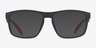 Oates Black PlasticSunglass Frames from EyeBuyDirect, Front View
