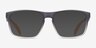 Oates Clear Gray PlasticSunglass Frames from EyeBuyDirect, Front View