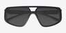 Rodgers Black PlasticSunglass Frames from EyeBuyDirect, Closed View