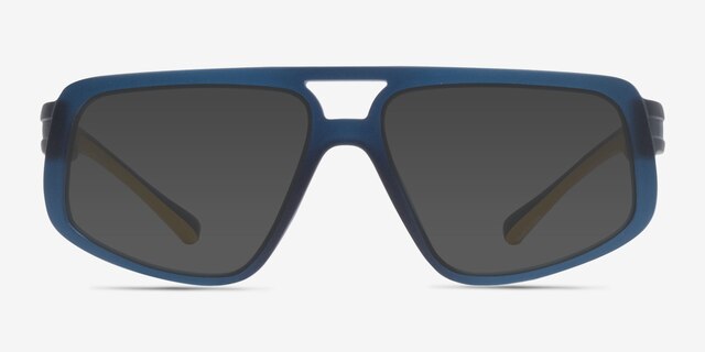Rodgers Navy PlasticSunglass Frames from EyeBuyDirect, Front View