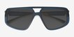 Rodgers Navy PlasticSunglass Frames from EyeBuyDirect, Closed View