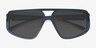 Rodgers Navy PlasticSunglass Frames from EyeBuyDirect, Closed View