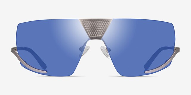 Karras Silver MetalSunglass Frames from EyeBuyDirect, Front View