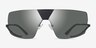 Karras Black MetalSunglass Frames from EyeBuyDirect, Front View