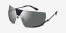 Karras Black MetalSunglass Frames from EyeBuyDirect, Angle View