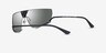 Karras Black MetalSunglass Frames from EyeBuyDirect, Side View