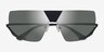 Karras Black MetalSunglass Frames from EyeBuyDirect, Closed View