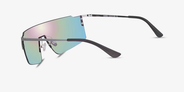 Ward Silver MetalSunglass Frames from EyeBuyDirect, Side View
