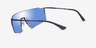 Ward Navy MetalSunglass Frames from EyeBuyDirect, Side View