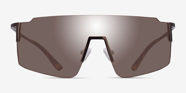Ward Bronze MetalSunglass Frames from EyeBuyDirect, Front View