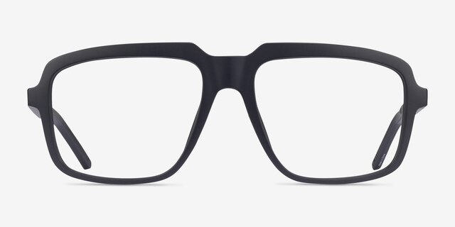 Spears Black PlasticEyeglass Frames from EyeBuyDirect, Front View