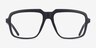 Spears Black PlasticEyeglass Frames from EyeBuyDirect, Front View