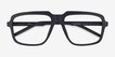 Spears Black PlasticEyeglass Frames from EyeBuyDirect, Closed View
