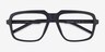 Spears Black PlasticEyeglass Frames from EyeBuyDirect, Closed View