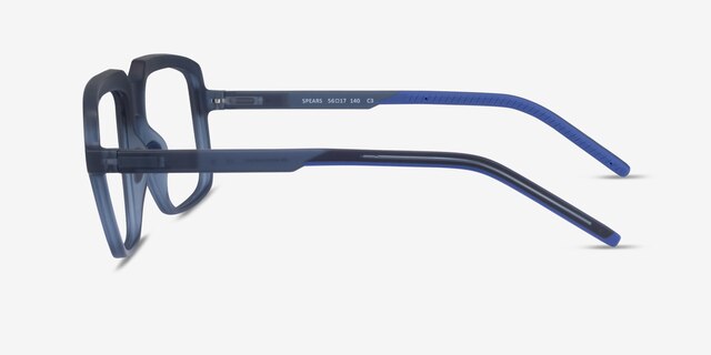 Spears Navy PlasticEyeglass Frames from EyeBuyDirect, Side View