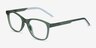 Vonn Green PlasticEyeglass Frames from EyeBuyDirect, Angle View