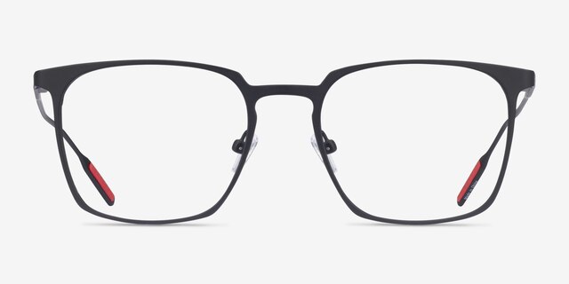 Williams Black MetalEyeglass Frames from EyeBuyDirect, Front View