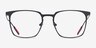 Williams Black MetalEyeglass Frames from EyeBuyDirect, Front View