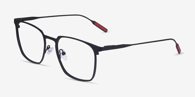 Williams Black MetalEyeglass Frames from EyeBuyDirect, Angle View