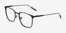 Williams Black MetalEyeglass Frames from EyeBuyDirect, Angle View