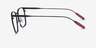 Williams Black MetalEyeglass Frames from EyeBuyDirect, Side View
