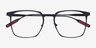 Williams Black MetalEyeglass Frames from EyeBuyDirect, Closed View