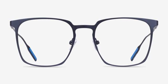 Williams Navy MetalEyeglass Frames from EyeBuyDirect, Front View