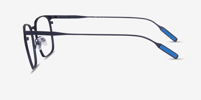 Williams Navy MetalEyeglass Frames from EyeBuyDirect, Side View