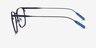 Williams Navy MetalEyeglass Frames from EyeBuyDirect, Side View