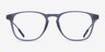 Smith Blue AcetateEyeglass Frames from EyeBuyDirect, Front View