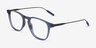 Smith Blue AcetateEyeglass Frames from EyeBuyDirect, Angle View
